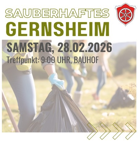 Plakat Ausschnitt Sauberhaftes Gernsheim