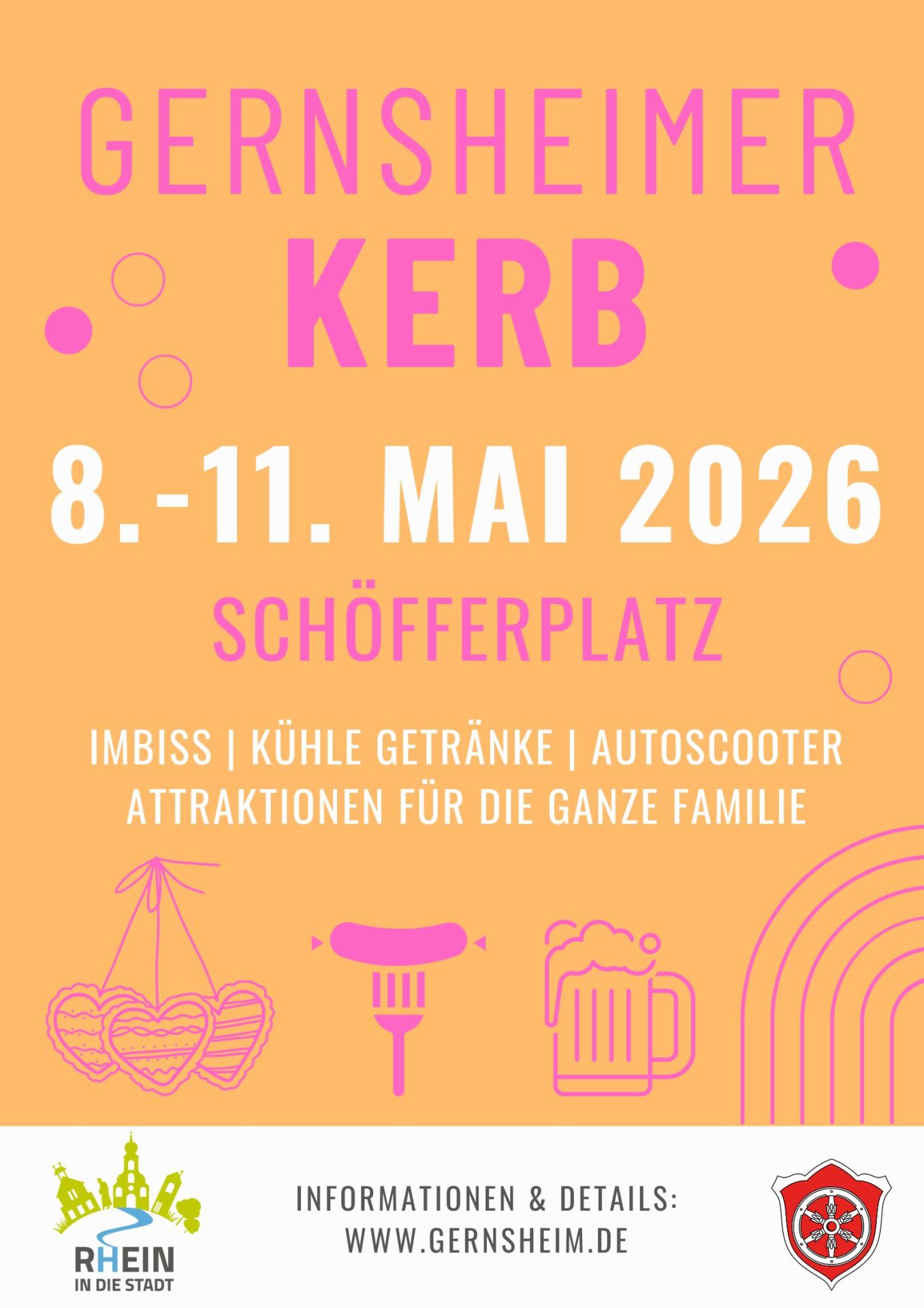 Plakat Kerb 2026, Infos im Text