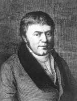 Das Bild zeigt ein Darstellung von Friedrich Lehen entworfen von Biedermann. Es ist eine zeitgenössische Abbildung aus der ersten Hälfte des neunzehnten Jahrhunderts mit typischer Kleidung. Lehne trägt einen Kotlettenbart.