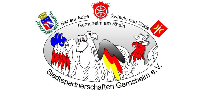 Logo des Vereins Städtepartnerschaften Gernsheim e.V.