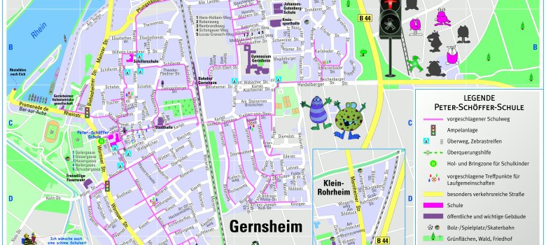 Schulwegplan Gernsheim