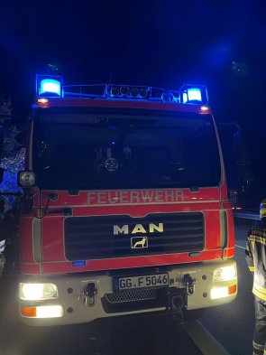 Unser HLF20 bei einer Tierrettung im Einsatz.