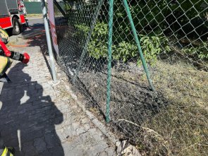 Kleiner Flächenbrand, welcher durch uns gelöscht worden ist.