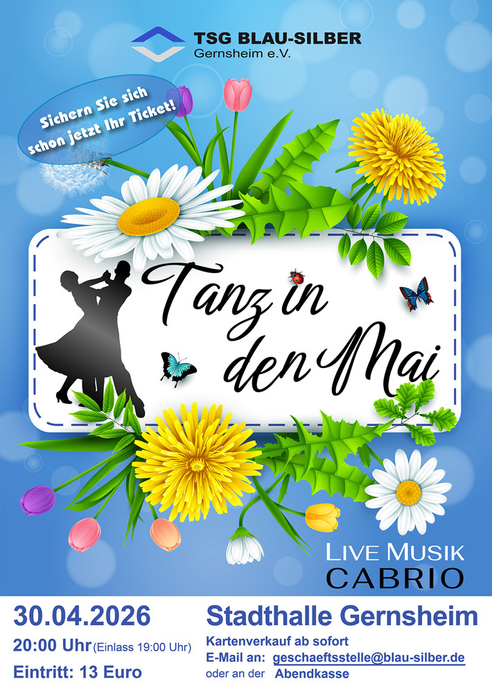 Plakat Tanz in den Mai, Infos im Text